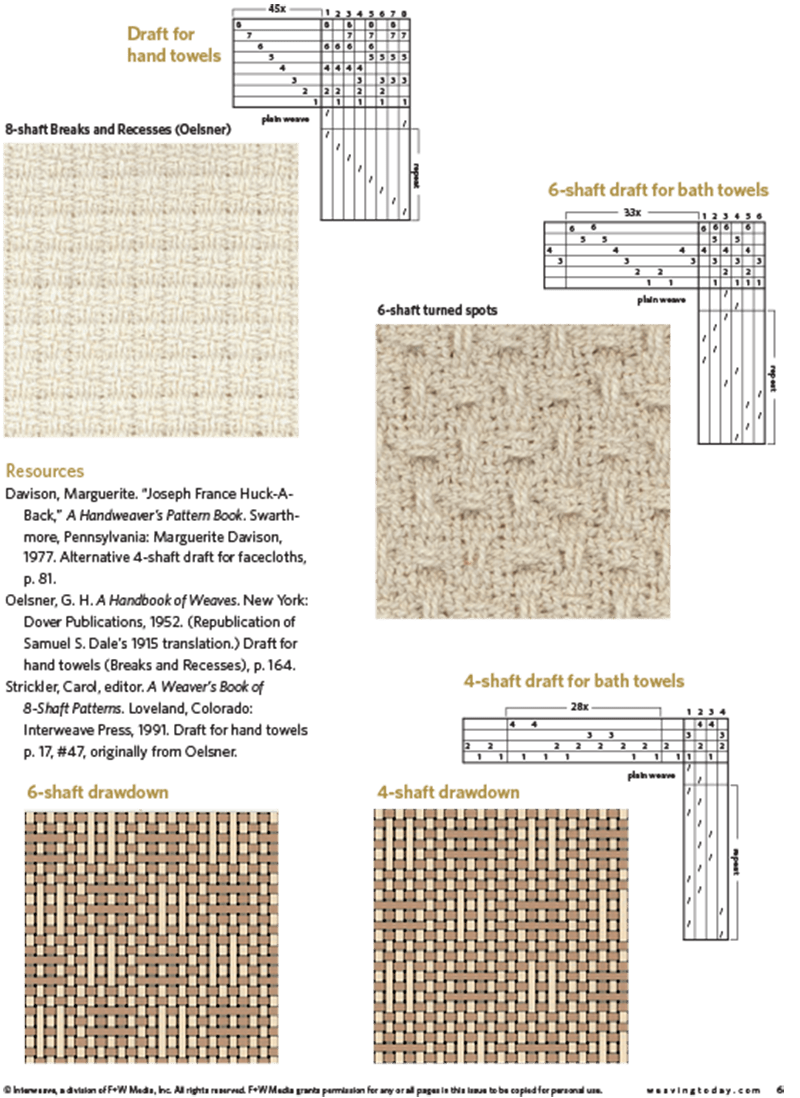 Long Thread Media Books Best of Handwoven Technique Series: Waffle Weave eBook (Printed version)