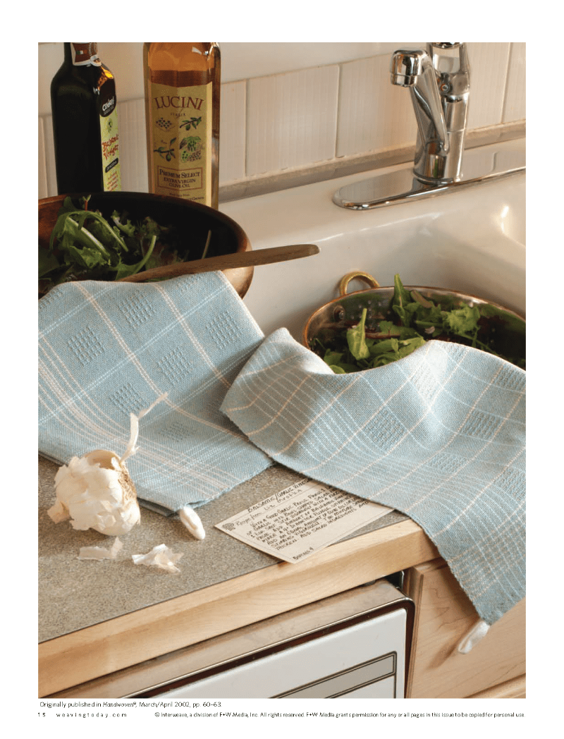 Long Thread Media Books Best of Handwoven, Top Ten Dish Towels on Four Shafts eBook (Printed version)