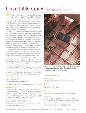 Long Thread Media Books Best of Handwoven Yarn Series: Weaving with Linen eBook (Printed version)