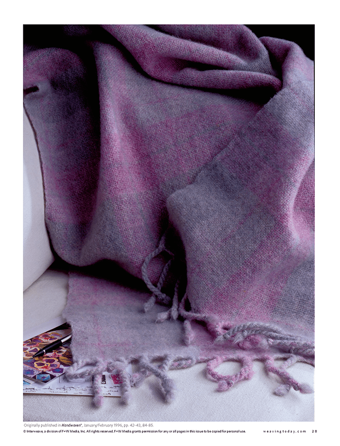 Long Thread Media Books Best of Handwoven Yarn Series: Weaving with Wool: All About Wet Finishing eBook (Printed version)