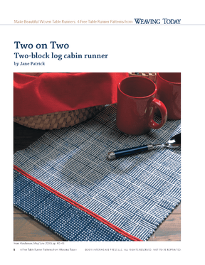 Long Thread Media Books Four Table Runner Patterns, Handwoven eBook (Printed version)