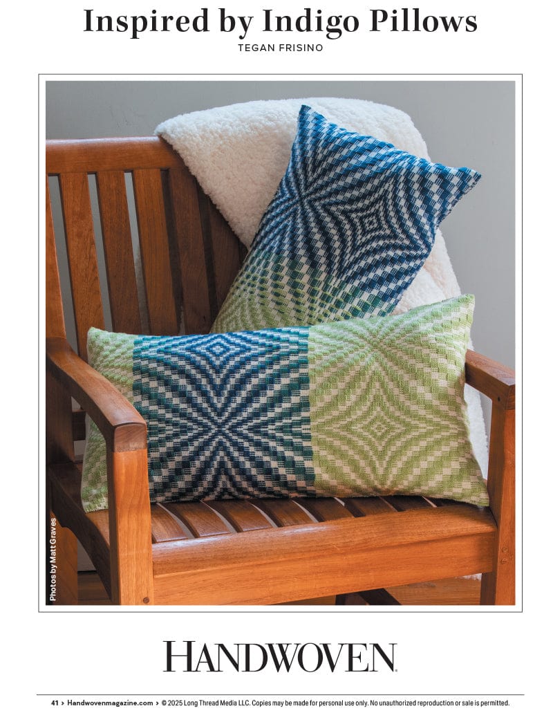 Long Thread Media Books Handwoven Bonus Collection #1: A Dozen Projects Inspired by the Seasons; Zebras, Indigo, and More - eBook Printed Copy