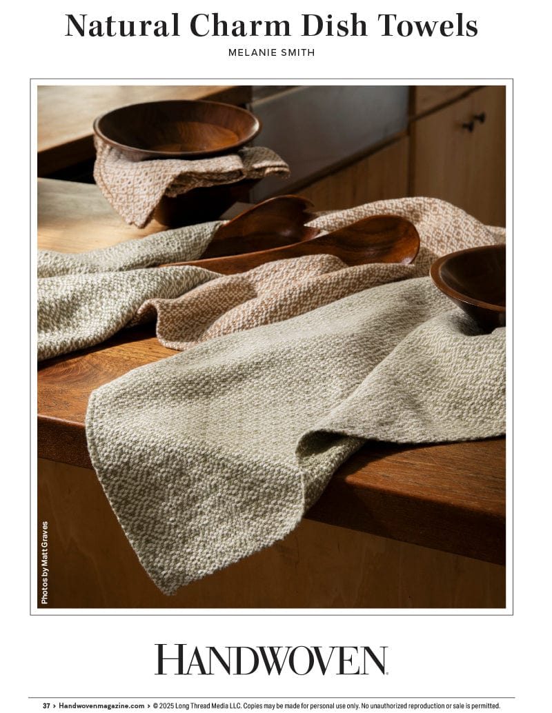 Long Thread Media Books Handwoven Bonus Collection #1: A Dozen Projects Inspired by the Seasons; Zebras, Indigo, and More - eBook Printed Copy