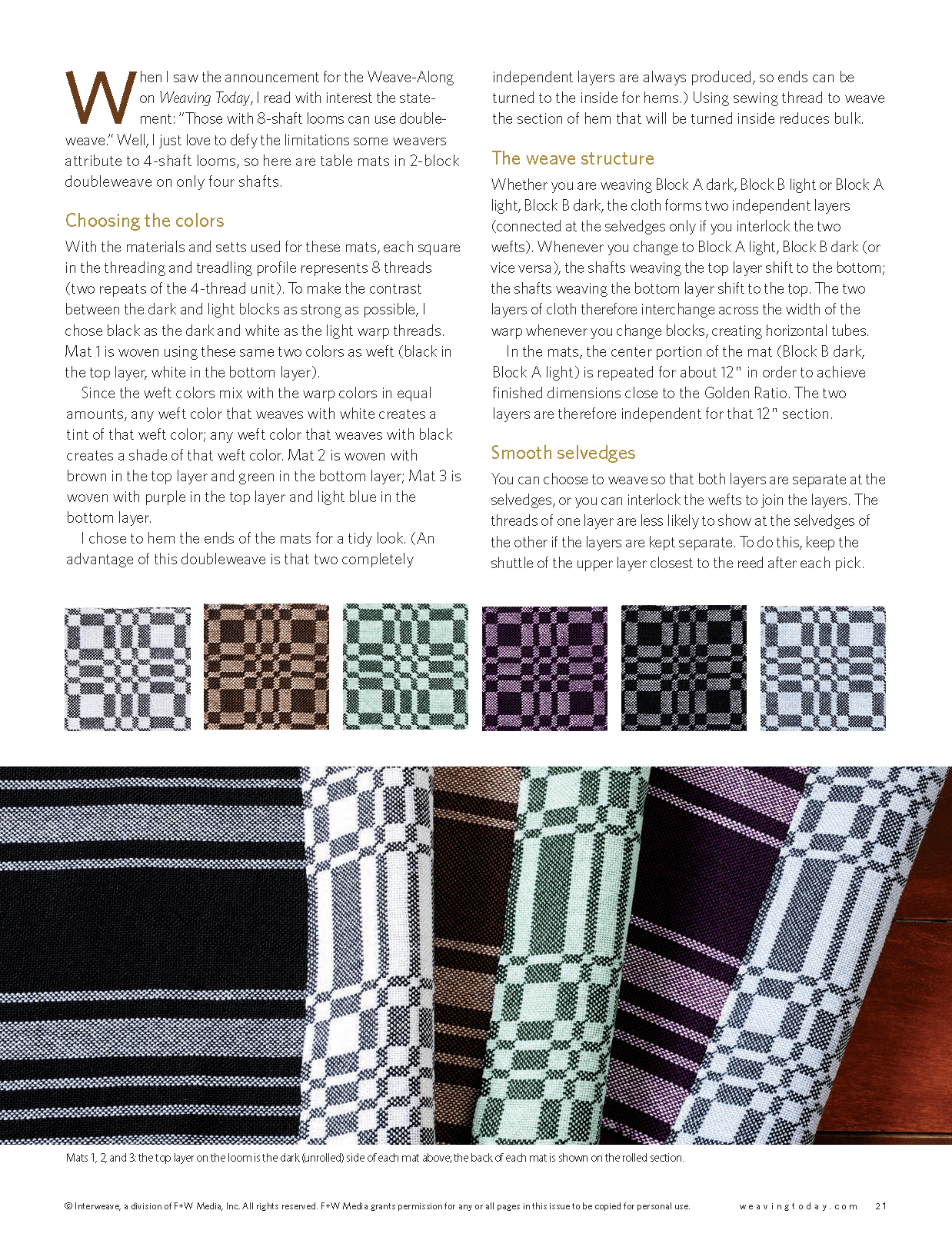 Long Thread Media Books Handwoven Master Weaver Series - Projects from Robyn Spady - eBook Printed Copy