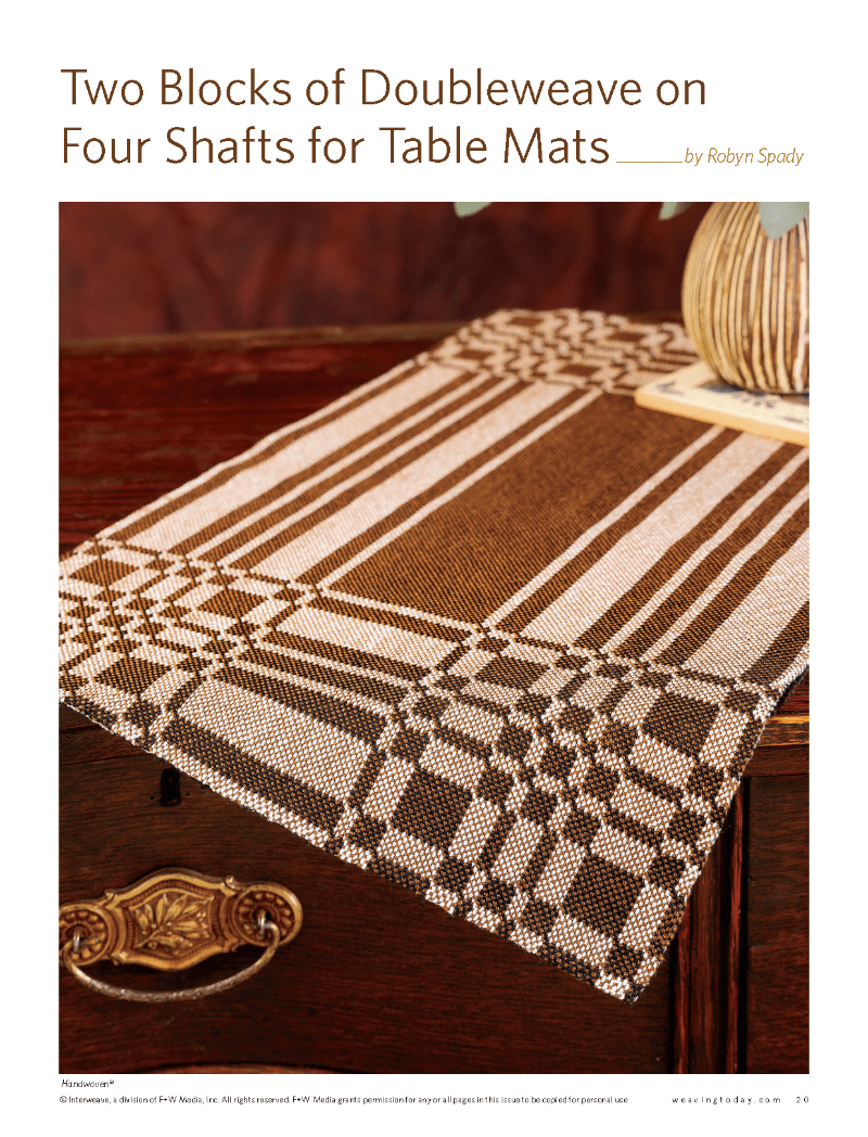 Long Thread Media Books Handwoven Master Weaver Series - Projects from Robyn Spady - eBook Printed Copy