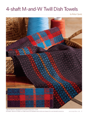 Long Thread Media Books Handwoven Master Weaver Series - Projects from Robyn Spady - eBook Printed Copy