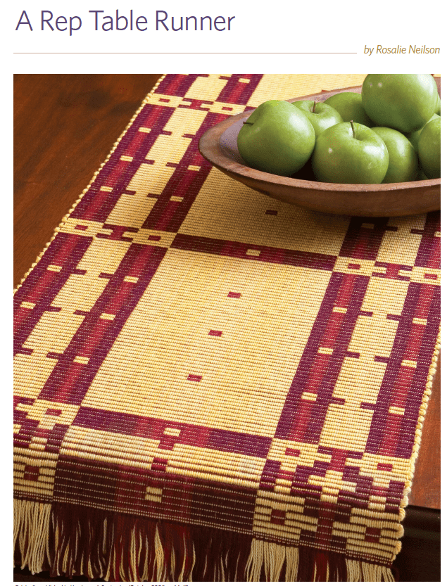 Long Thread Media Books Handwoven Master Weaver Series, Projects from Rosalie Neilson (Rep Weave) - eBook Printed Copy