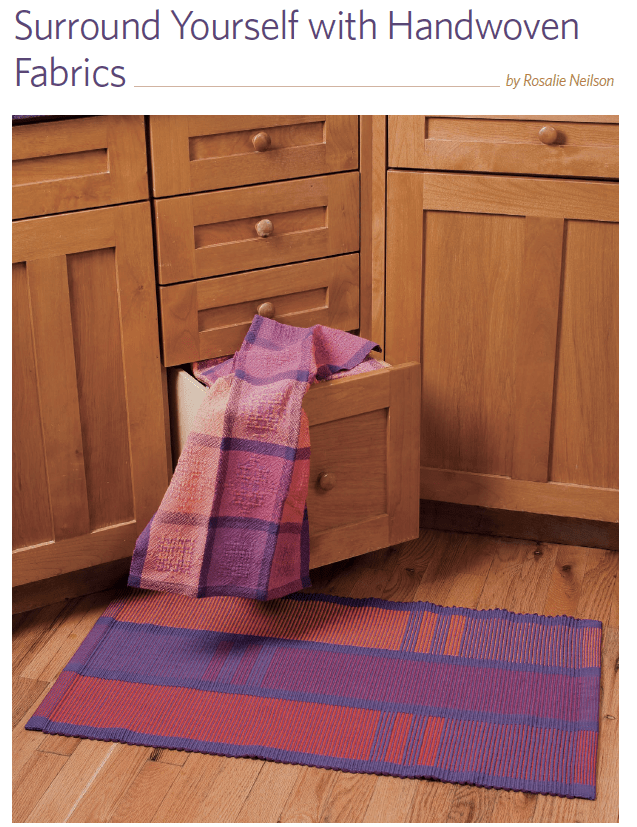 Long Thread Media Books Handwoven Master Weaver Series, Projects from Rosalie Neilson (Rep Weave) - eBook Printed Copy
