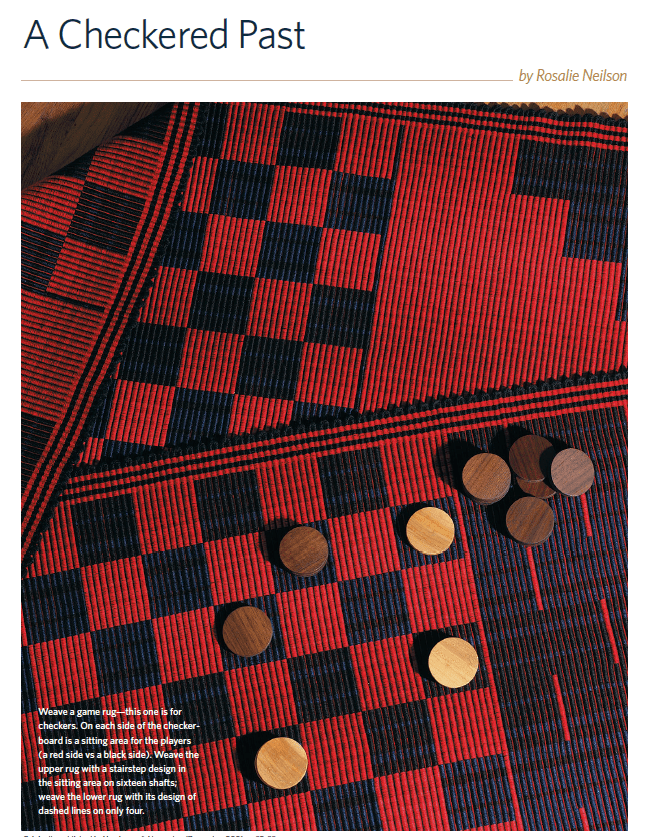 Long Thread Media Books Handwoven Master Weaver Series, Projects from Rosalie Neilson (Rep Weave) - eBook Printed Copy