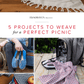 Long Thread Media Books Handwoven Presents: 5 Projects to Weave for a Perfect Picnic – eBook Printed Copy