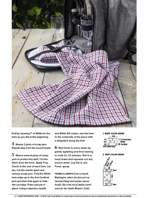 Long Thread Media Books Handwoven Presents: 5 Projects to Weave for a Perfect Picnic – eBook Printed Copy