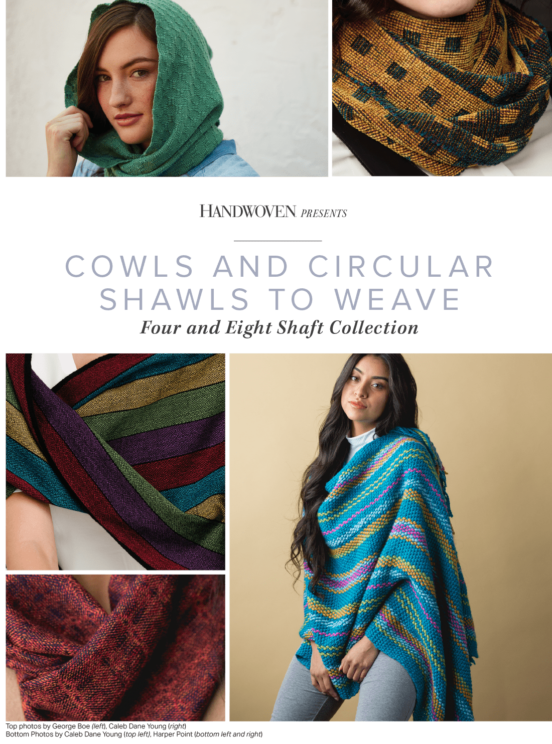 Long Thread Media Books Handwoven Presents - Cowls and Circular Shawls to Weave Four and Eight Shafts - eBook printed copy