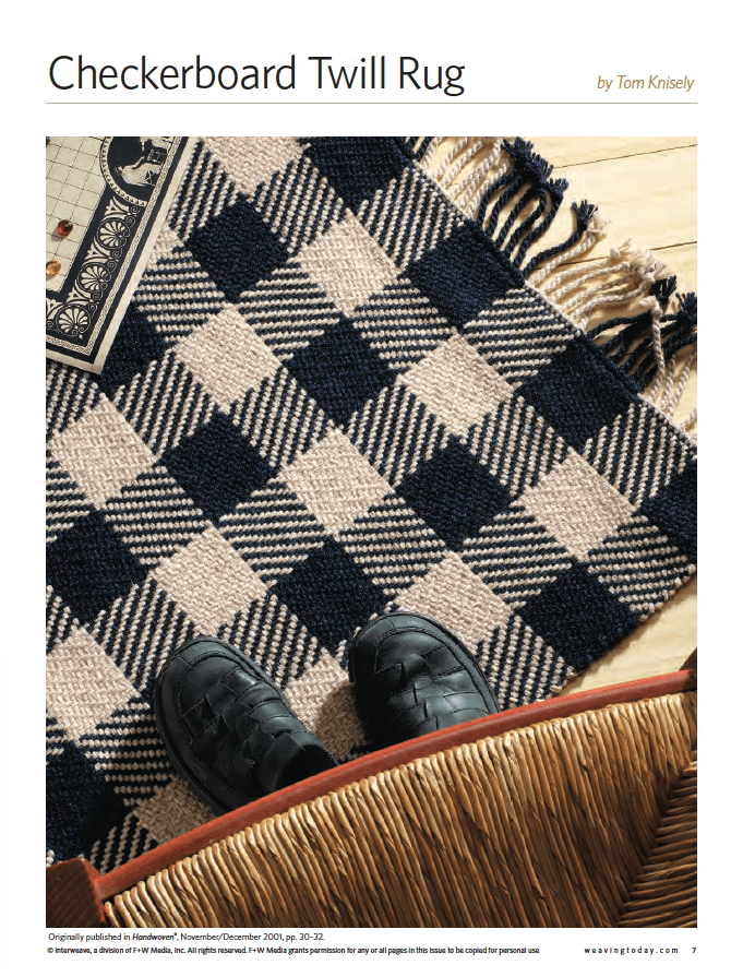 Long Thread Media Books Handwoven's Master Weaver Collection: Favorite Projects and Lessons from Tom Knisely - eBook Printed Copy