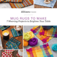 Long Thread Media Books Little Looms Presents: Mug Rugs to Make: 7 Weaving Projects to Brighten Your Table eBook Printed copy