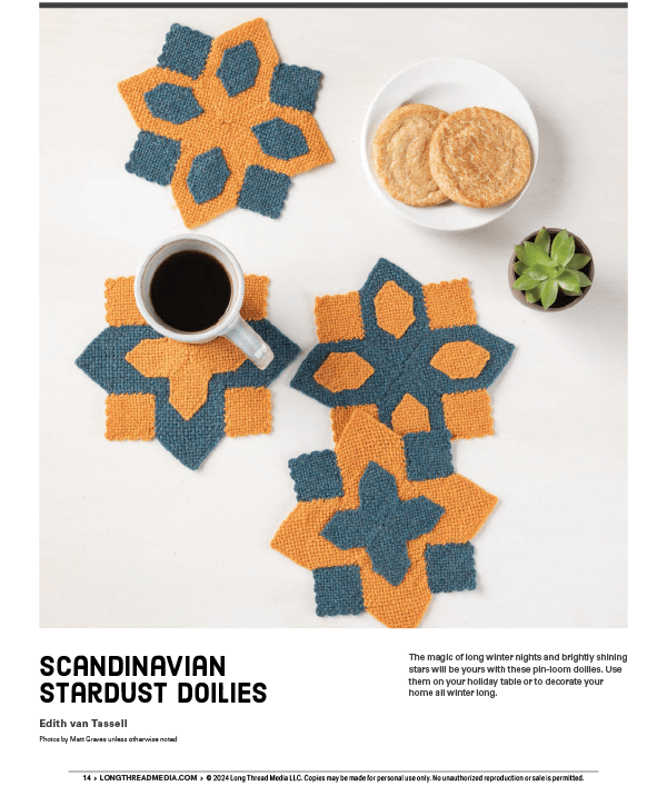 Long Thread Media Books Little Looms Presents: Mug Rugs to Make: 7 Weaving Projects to Brighten Your Table eBook Printed copy