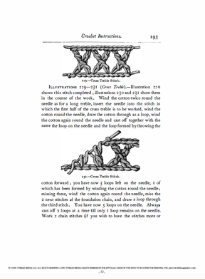 Long Thread Media Books PieceWork Presents: Vintage Crochet with Mrs. Beeton from Beeton's Book of Needlework – eBook printed copy