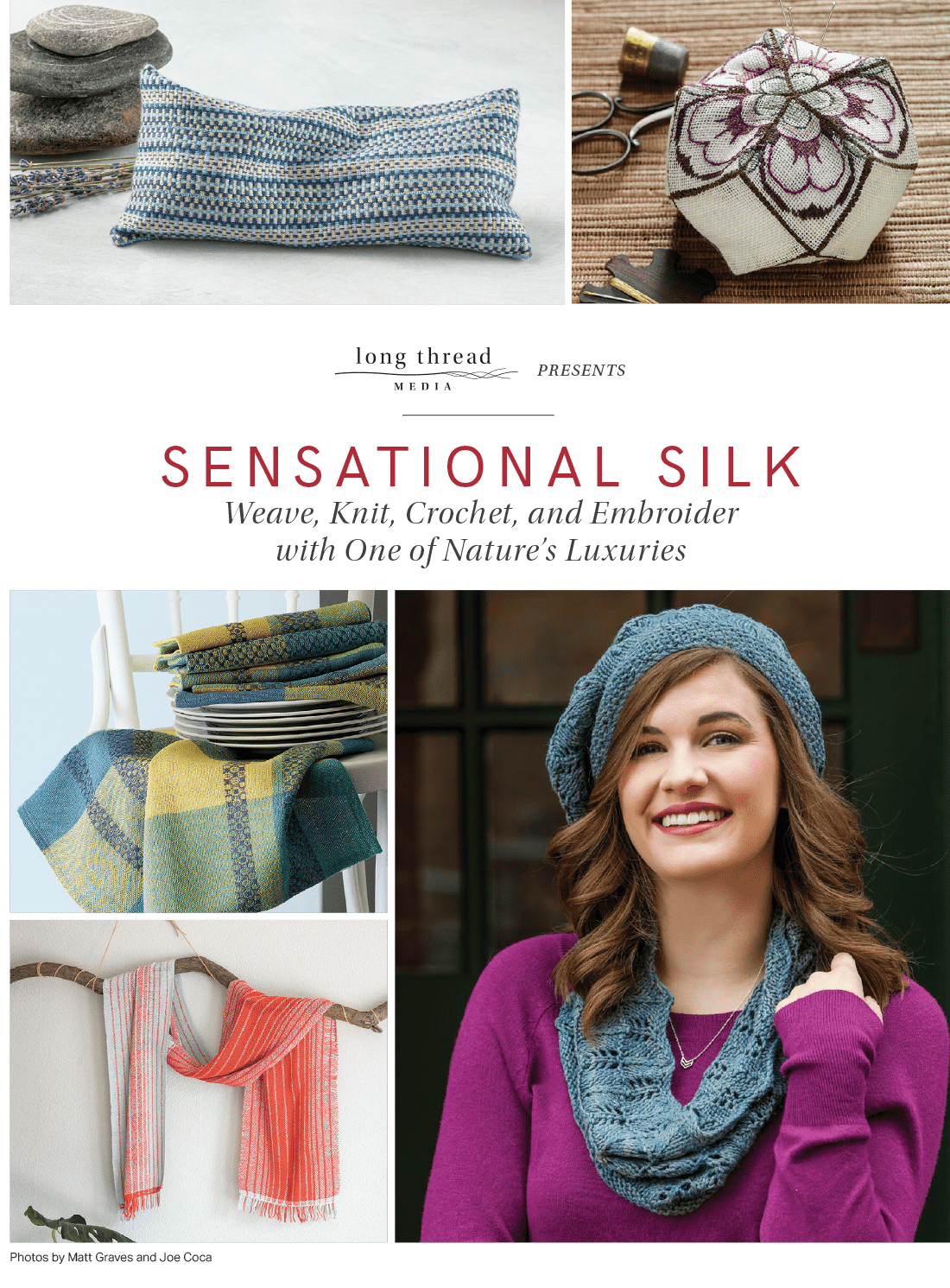 Long Thread Media Books Sensational Silk: Weave, Knit, Crochet, and Embroider with One of Nature’s Luxuries - eBook Printed Copy