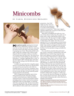 Long Thread Media Books Spin-Off Presents: Combing: a Spinner's Guide- eBook Printed Copy