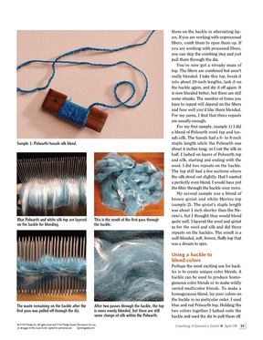 Long Thread Media Books Spin-Off Presents: Combing: a Spinner's Guide- eBook Printed Copy