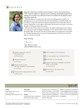 Long Thread Media Books Spin-Off Presents: Combing: a Spinner's Guide- eBook Printed Copy