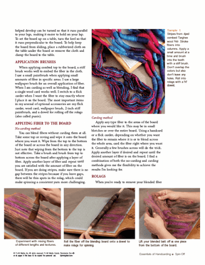 Long Thread Media Books Spin-Off Presents: Essentials of Handcarding: eBook Printed Copy