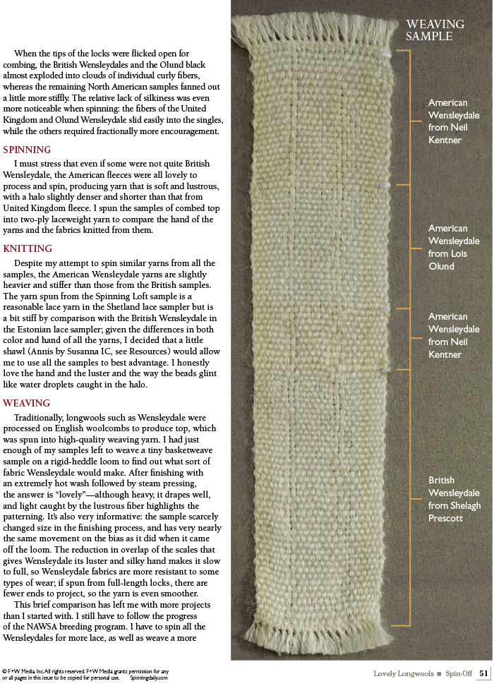 Long Thread Media Books Spin Off Presents: Lovely Longwools - eBook Printed Copy
