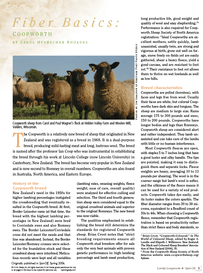 Long Thread Media Books Spin Off Presents: Lovely Longwools - eBook Printed Copy