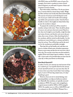 Long Thread Media Books Spin Off Presents: Natural Dye Series: Easy Peasy Natural Dyeing – eBook Printed Copy