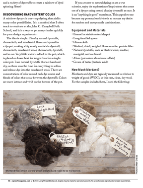 Long Thread Media Books Spin Off Presents: Natural Dye Series: Easy Peasy Natural Dyeing – eBook Printed Copy