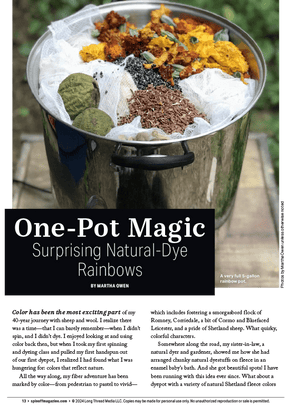 Long Thread Media Books Spin Off Presents: Natural Dye Series: Easy Peasy Natural Dyeing – eBook Printed Copy