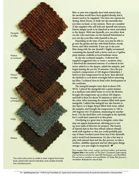 Long Thread Media Books Spin Off Presents: Natural Dye Series: Easy Peasy Natural Dyeing – eBook Printed Copy