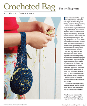 Long Thread Media Books Spin-Off Presents: Spinning for Crochet: eBook Printed Copy
