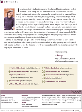 Long Thread Media Books Spin-Off Presents: Spinning for Crochet: eBook Printed Copy