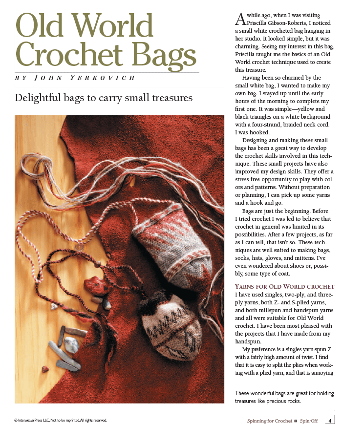 Long Thread Media Books Spin-Off Presents: Spinning for Crochet: eBook Printed Copy