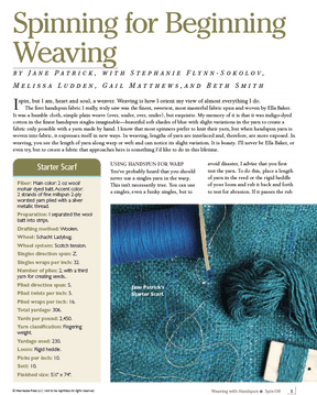 Long Thread Media Books Spin-Off Presents: Weaving with Handspun: eBook Printed Copy