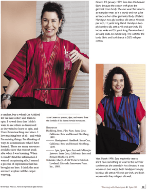 Long Thread Media Books Spin-Off Presents: Weaving with Handspun: eBook Printed Copy