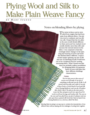Long Thread Media Books Spin-Off Presents: Weaving with Handspun: eBook Printed Copy