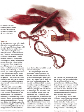 Long Thread Media Books Spin-Off Presents: Weaving with Handspun: eBook Printed Copy