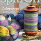Spin Off Spring 2025 by Long Thread Media features colorful wool roving and spun yarn on the cover, with headlines on gradient striping, colorways, tannin dyes, marls, black sheep wool, and gradient spinning techniques.
