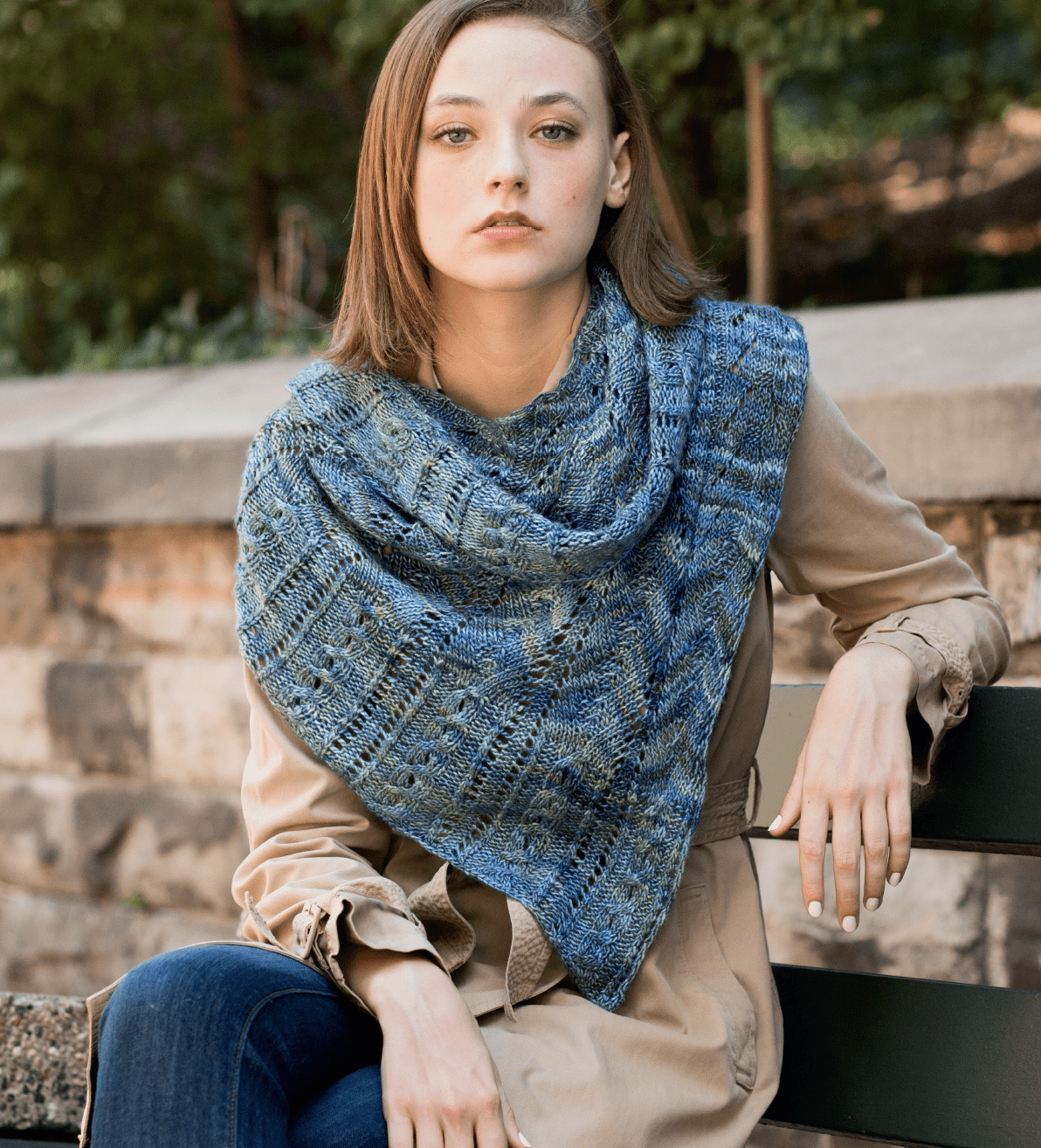 Malabrigo Yarn Digital Patterns Carroll Shawl Pattern by Vanessa Ewing, download