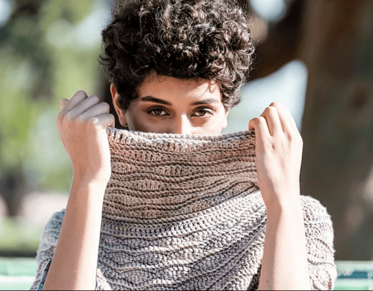 Malabrigo Yarn Digital Patterns Cumulus Crochet Poncho by Lena Fedotova, download