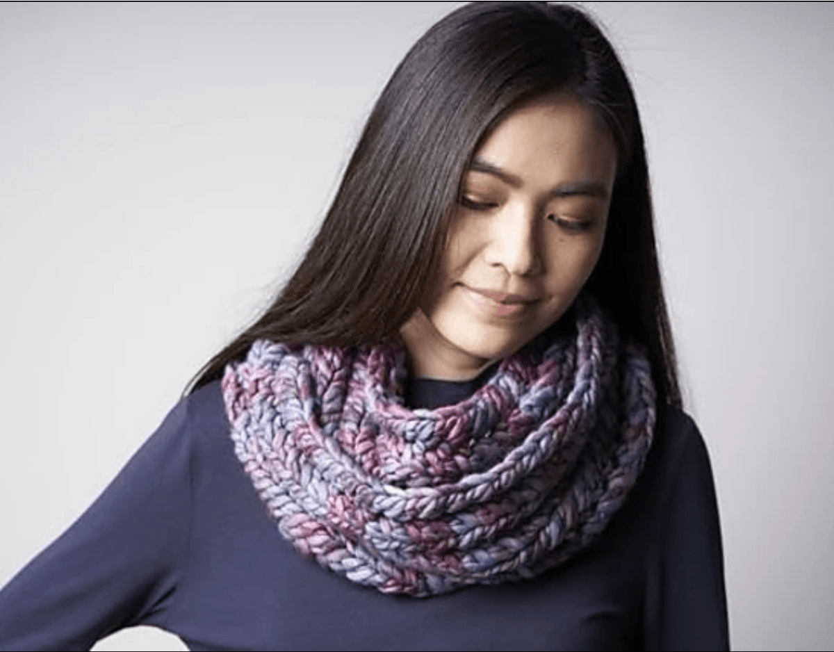 Malabrigo Yarn Digital Patterns Indigo Cowl Pattern, download