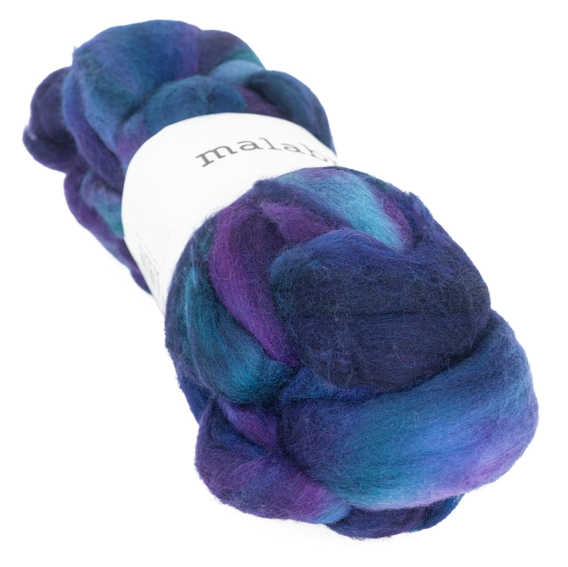Malabrigo Yarn Dyed Wool Fiber Whale's Road Nube by Malabrigo