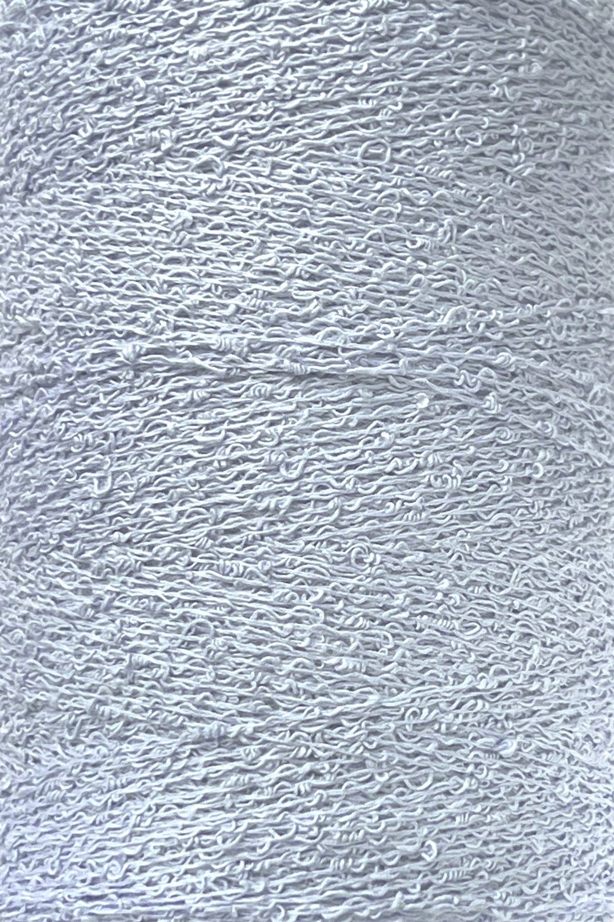 Maurice Brassard Yarn Bleu Pale Cotton Bouclé Yarn | Tube