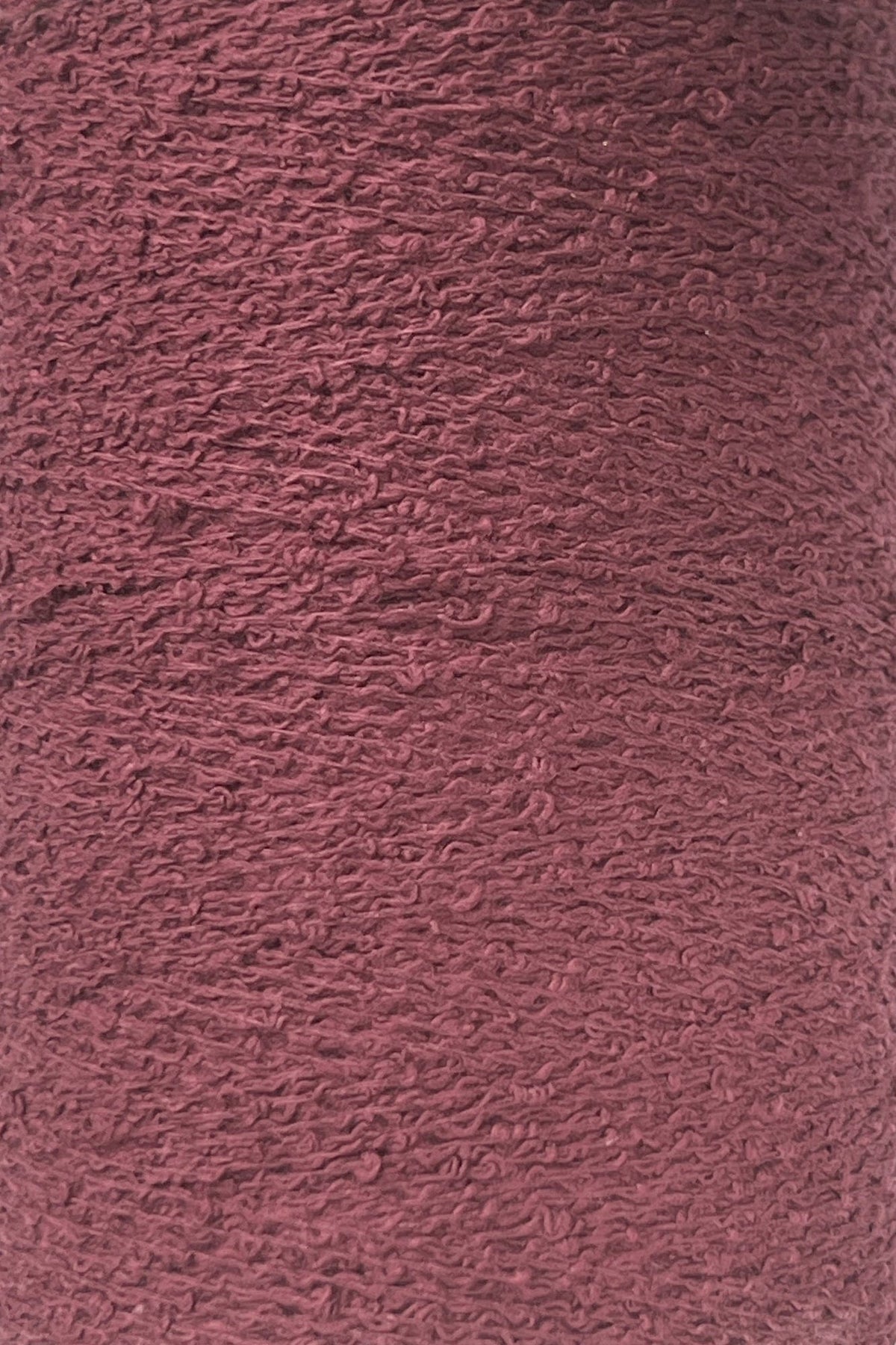 Maurice Brassard Yarn Bourgogne Cotton Bouclé Yarn | Tube