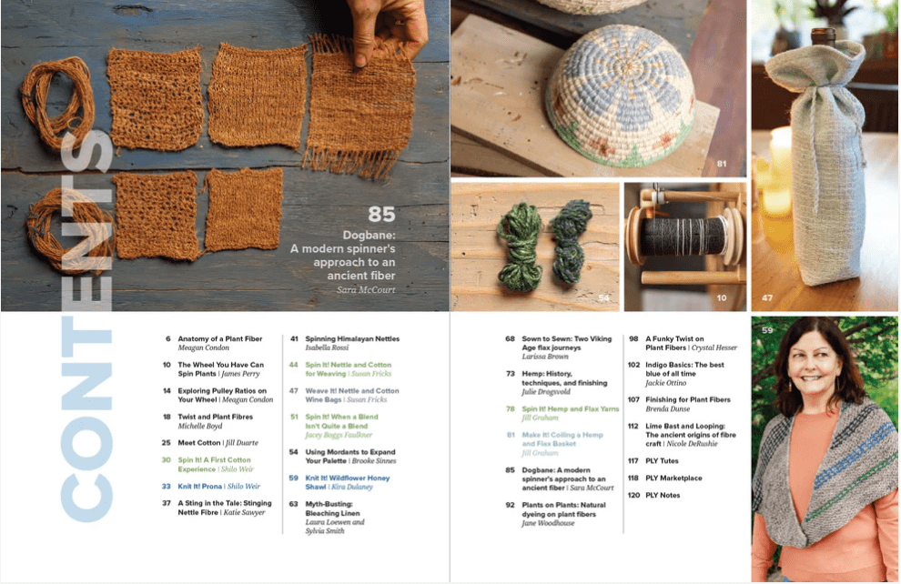 PLY Magazine Magazines PLY - The Magazine for Handspinners, Issue 50, Autumn 2025: Plants