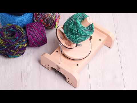 Ashford Wooden Ball Winder by Ashford Handicrafts at Halcyon Yarn