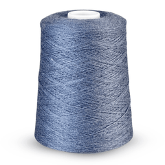 Revolution Fibers Yarn Blueberry Zephira Wool-Silk 2/18 Yarn | Mini Cone