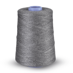 Revolution Fibers Yarn Charcoal Zephira Wool-Silk 2/18 Yarn | Mini Cone