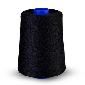 Revolution Fibers Yarn Ebony Zephira Wool-Silk 2/18 Yarn | Large Cone